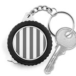 Vertical Stripes - White and Gray Measuring Tape