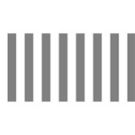 Vertical Stripes - White and Gray YOU ARE INVITED 3D Greeting Card (8x4)