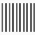 Vertical Stripes - White and Dark Gray Collage 8  x 10 