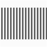 Vertical Stripes - White and Dark Gray Collage 12  x 18 