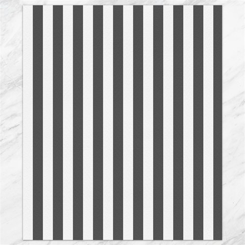 Vertical Stripes 8.15 x9.66  Canvas - 1