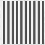 Vertical Stripes - White and Dark Gray Canvas 16  x 16 