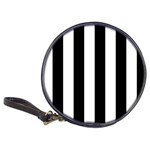 Vertical Stripes - White and Black Classic 20-CD Wallet