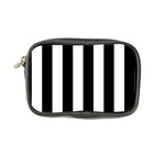 Vertical Stripes - White and Black Coin Purse