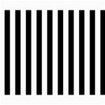 Vertical Stripes - White and Black Collage 8  x 10 