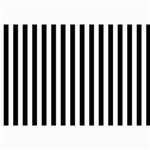 Vertical Stripes - White and Black Collage 12  x 18 