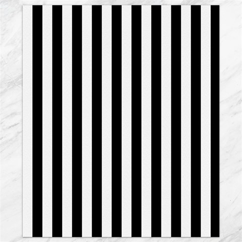 Vertical Stripes 8.15 x9.66  Canvas - 1