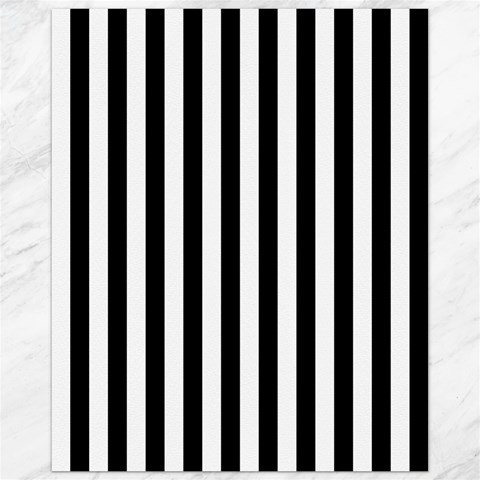 Vertical Stripes 10.95 x13.48  Canvas - 1