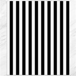 Vertical Stripes - White and Black Canvas 20  x 24 