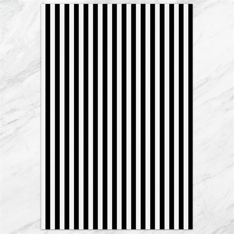 Vertical Stripes 23.35 x34.74  Canvas - 1