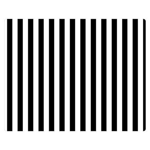 Vertical Stripes 60 x50  Blanket Back