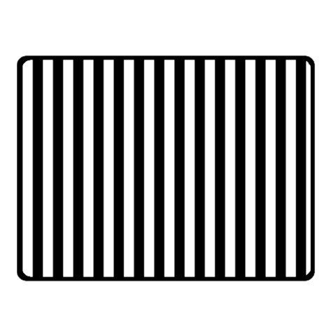 Vertical Stripes 45 x34  Blanket Back