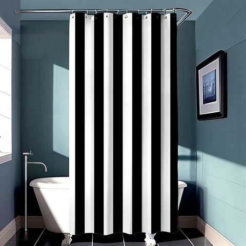 Vertical Stripes Curtain(36 X72 ) - 33.26 x66.24  Curtain(36 X72 )