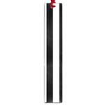 Vertical Stripes - White and Black Large Book Mark