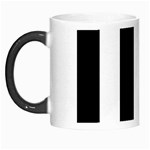 Vertical Stripes - White and Black Morph Mug