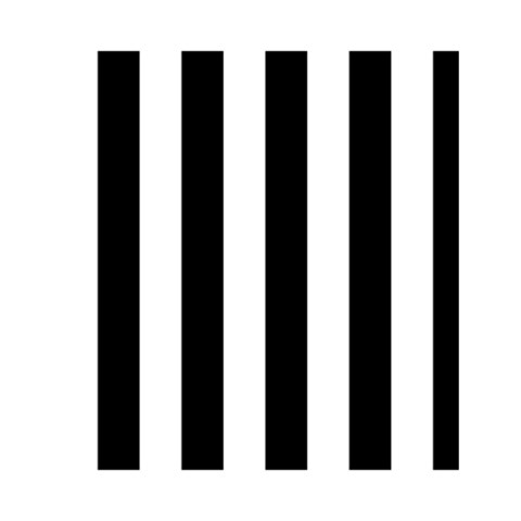 Vertical Stripes Front Inside