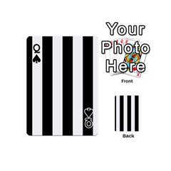 Queen Vertical Stripes Front - SpadeQ