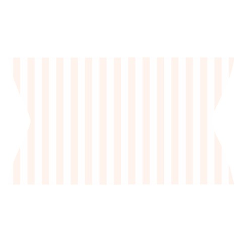 Vertical Stripes Waistband Front