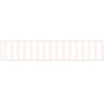Vertical Stripes - White and Seashell Flano Scarf (Large)