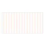 Vertical Stripes - White and Seashell Satin Shawl
