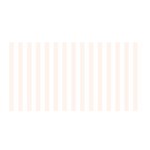 Vertical Stripes - White and Seashell Satin Wrap