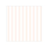 Vertical Stripes - White and Seashell Small Satin Scarf  (Square)