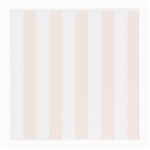 Vertical Stripes - White and Seashell Medium Glasses Cloth (2 Sides)
