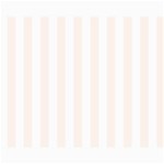 Vertical Stripes - White and Seashell Collage 8  x 10 