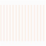 Vertical Stripes - White and Seashell Collage 11  x 14 