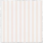 Vertical Stripes - White and Seashell Canvas 12  x 12 