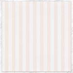 Vertical Stripes - White and Seashell Canvas 16  x 16 