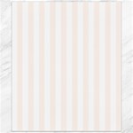 Vertical Stripes - White and Seashell Canvas 20  x 24 