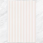 Vertical Stripes - White and Seashell Canvas 20  x 30 