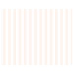 Vertical Stripes - White and Seashell Double Sided Flano Blanket (Medium)