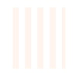 Vertical Stripes - White and Seashell Greeting Card 4.5  x 6 