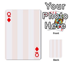Queen Vertical Stripes Front - DiamondQ