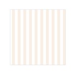Vertical Stripes - White and Linen Small Satin Scarf  (Square)