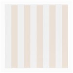 Vertical Stripes - White and Linen Medium Glasses Cloth