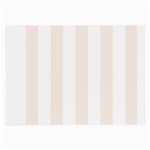 Vertical Stripes - White and Linen Large Glasses Cloth