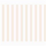 Vertical Stripes - White and Linen Collage 8  x 10 