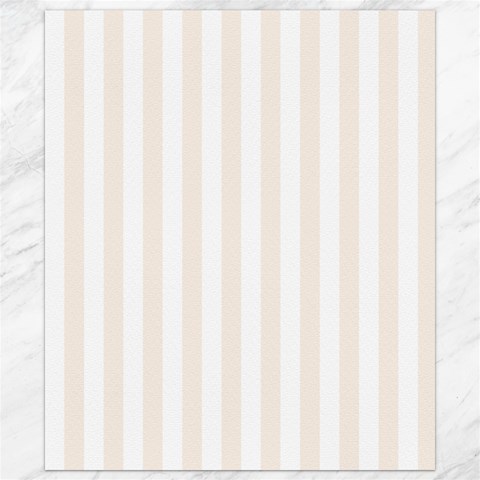 Vertical Stripes 8.15 x9.66  Canvas - 1