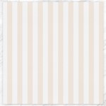 Vertical Stripes - White and Linen Canvas 20  x 20 