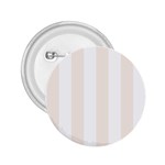 Vertical Stripes - White and Linen 2.25  Button