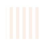 Vertical Stripes - White and Linen Greeting Card 5  x 7 