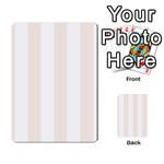 Vertical Stripes - White and Linen Multi-purpose Cards (Rectangle)