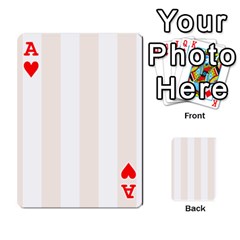 Ace Vertical Stripes Front - HeartA