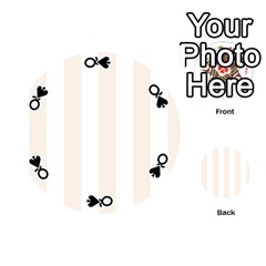 Queen Vertical Stripes Front - SpadeQ