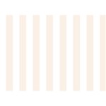 Vertical Stripes - White and Linen Birthday Cake 3D Greeting Card (7x5)