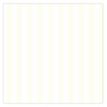 Vertical Stripes - White and Ivory Large Satin Scarf (Square)