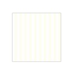Vertical Stripes - White and Ivory Satin Bandana Scarf